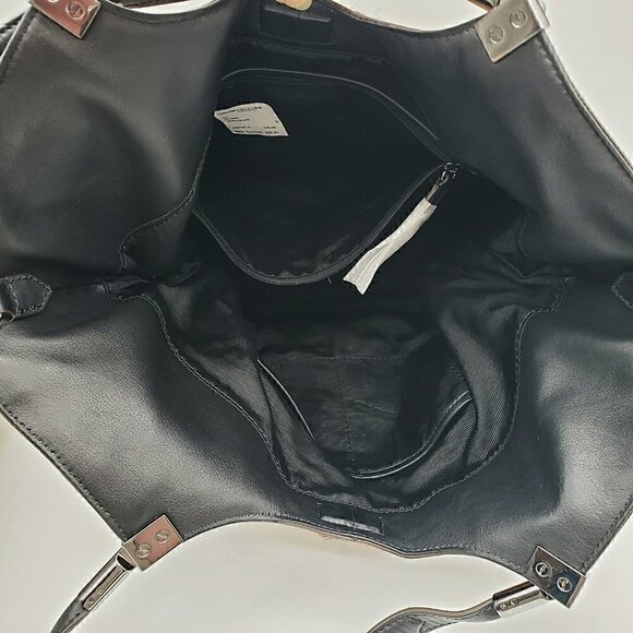 Elizabeth and James Animal Print Calf Hair Shoulder Bag - Picture 5 of 6